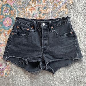 Levi’s high waisted cut off shorts